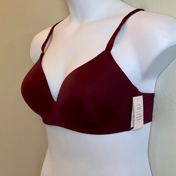Auden The Bliss Lightly Lined Wirefree Bra Adjustable Straps 38C NEW NWT - Picture 4 of 9